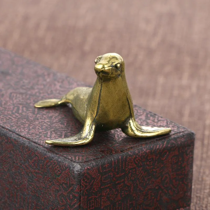 Home Office Freelancer - Sea Animal Seal Figurines Miniatures Retro
