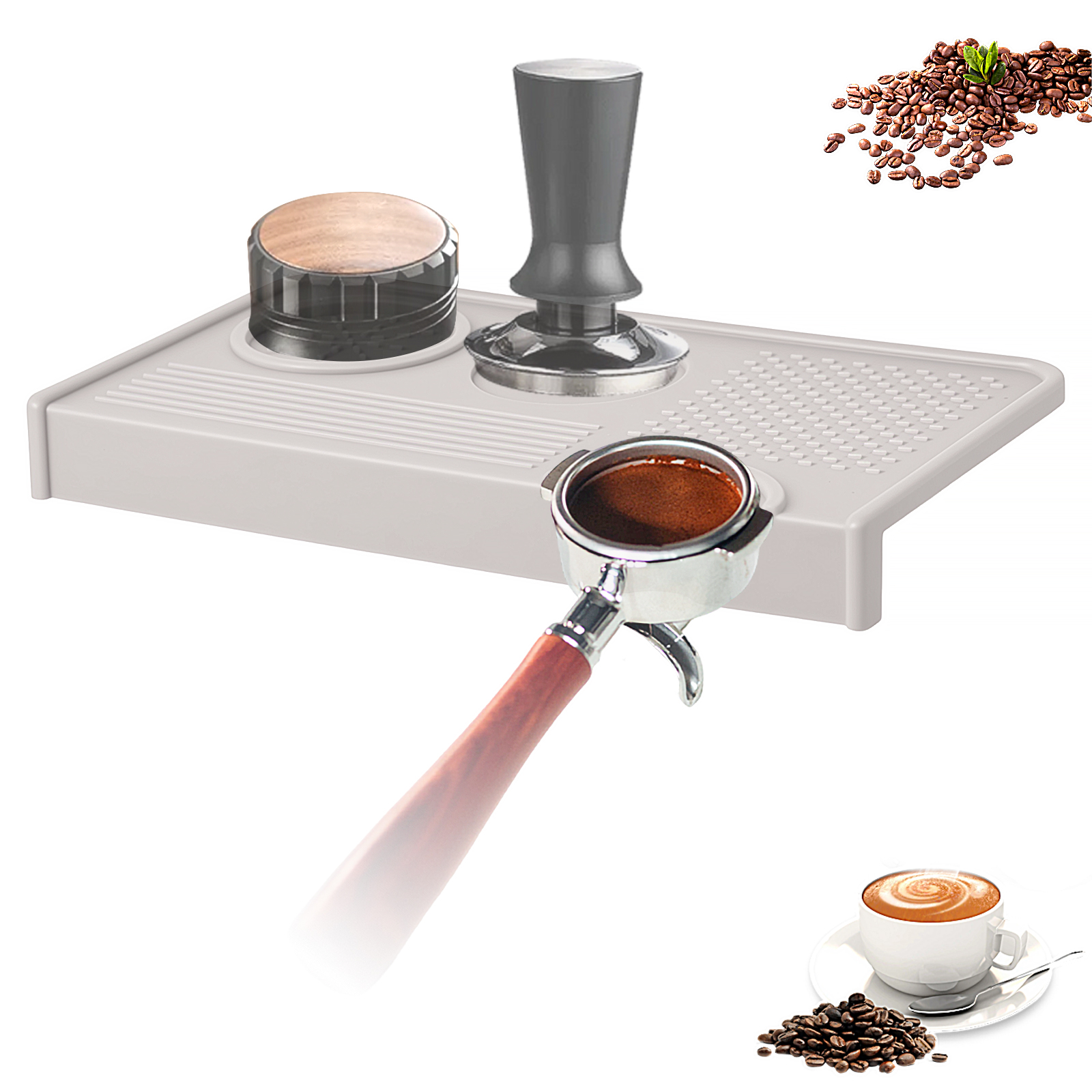 Home Office Studio - Espresso Tamping Station Silicone Espresso Tamper