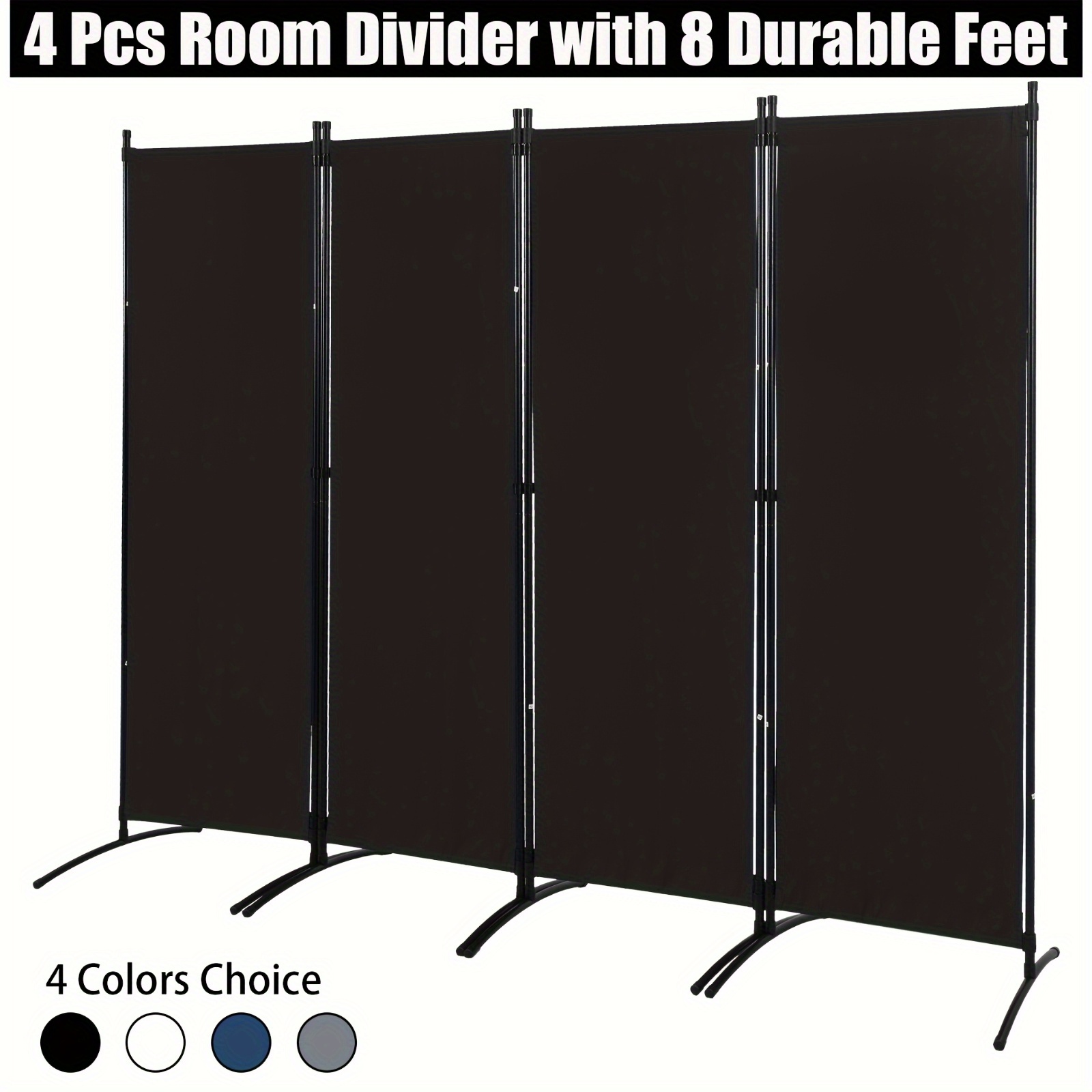 Home Office Free - Room Divider Folding Privacy Screens 4