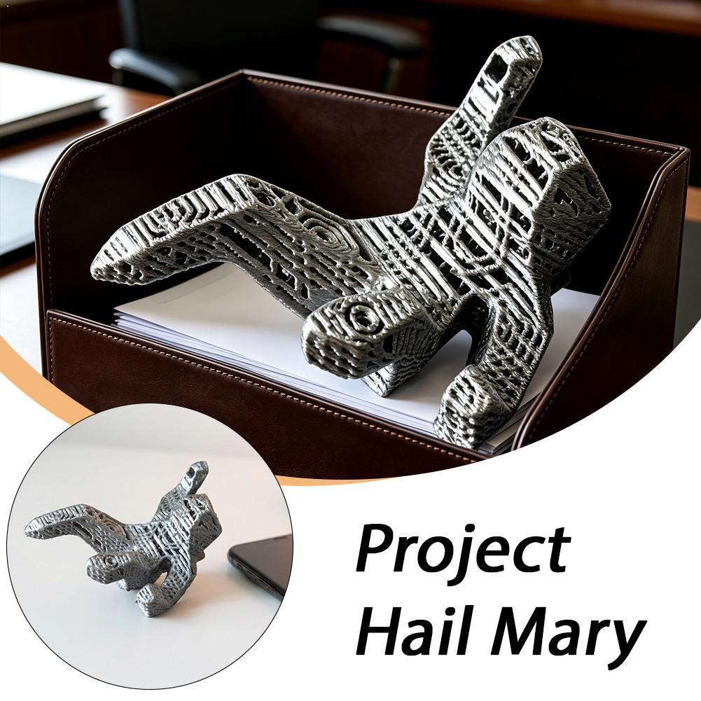 Home Office Bookshelves - Project Hail Mary Rocky Alien Figure
