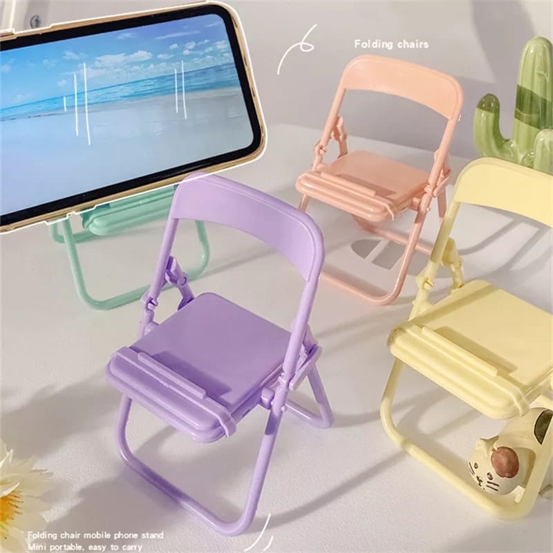 Home Office Organization - Cute Chair Phone Holder Stand Creative