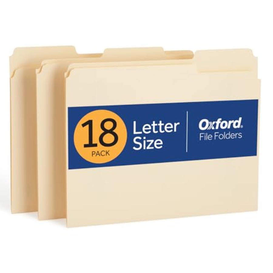 File Folders, 18 Pack, Letter  - Home Office Organization recensie en prijs