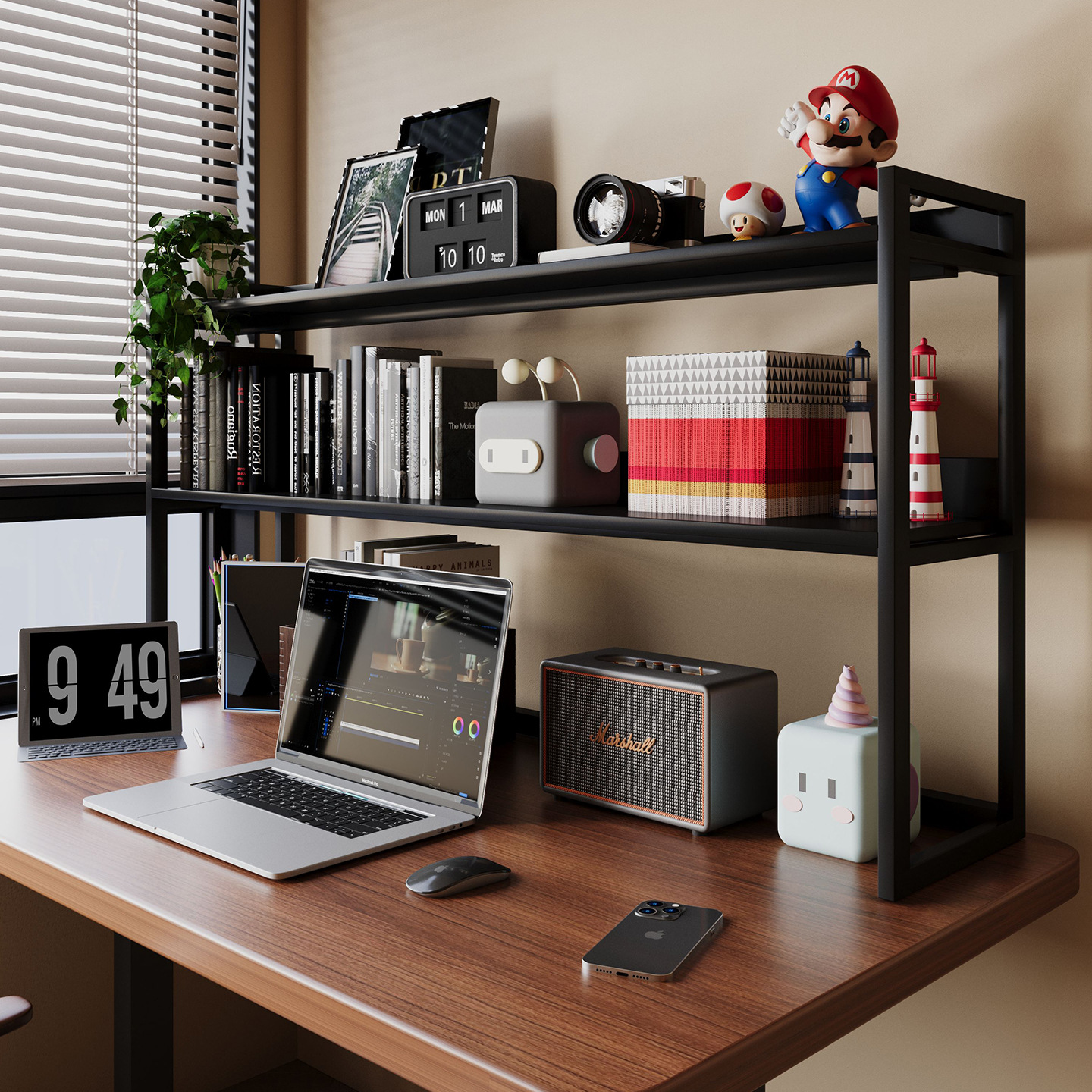Desk Shelf Organizer 3-Tier Ve - Home Office Bookshelves recensie en prijs