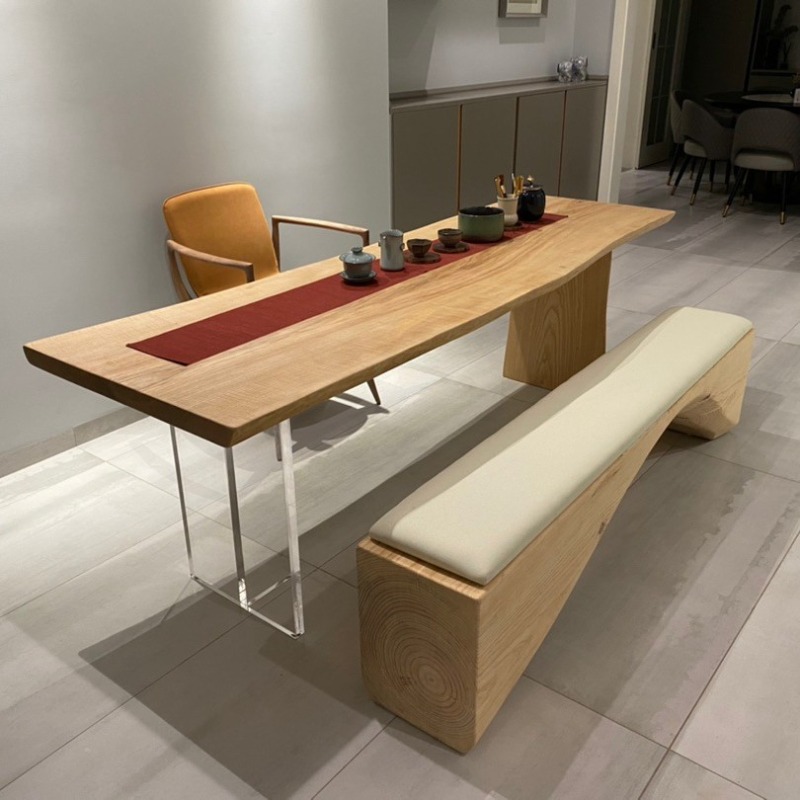 Nordic Solid Wood Acrylic Floa - Home Office Free recensie en prijs
