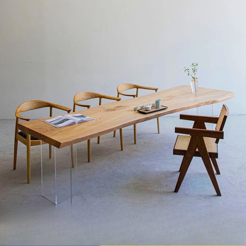Nordic Solid Wood Acrylic Floa - Home Office Free recensie en prijs