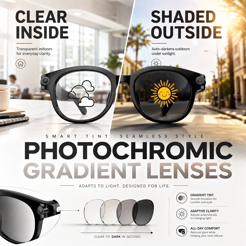 Smart Photochromic Glasses Blu - Home Office Headset recensie en prijs