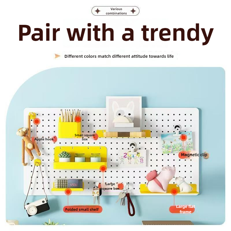 Hole Board DIY Metal Plate Liv - Home Office Organization recensie en prijs