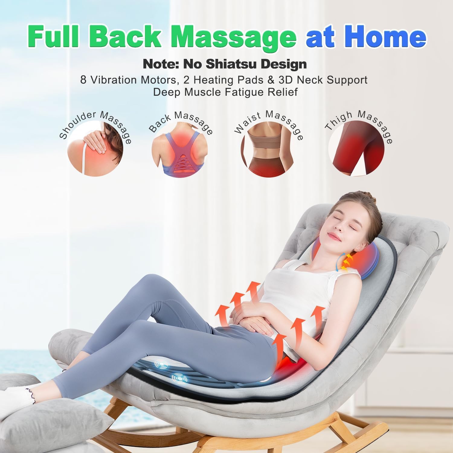 Heated Back Massager Cushion w - Home Office Alternative recensie en prijs