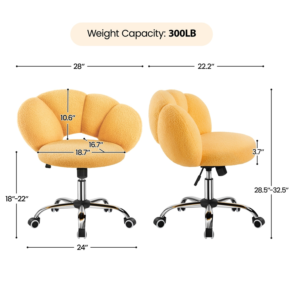 Cloud-Shaped Upholstered Vanit - Home Office Free recensie en prijs