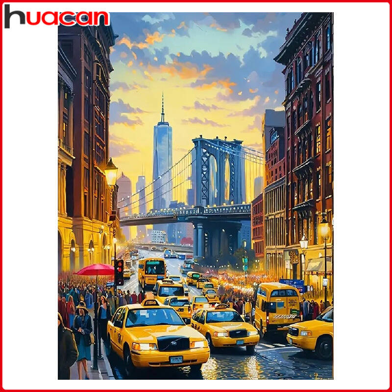 HUACAN Diamond Painting New Yo - Home Office York recensie en prijs
