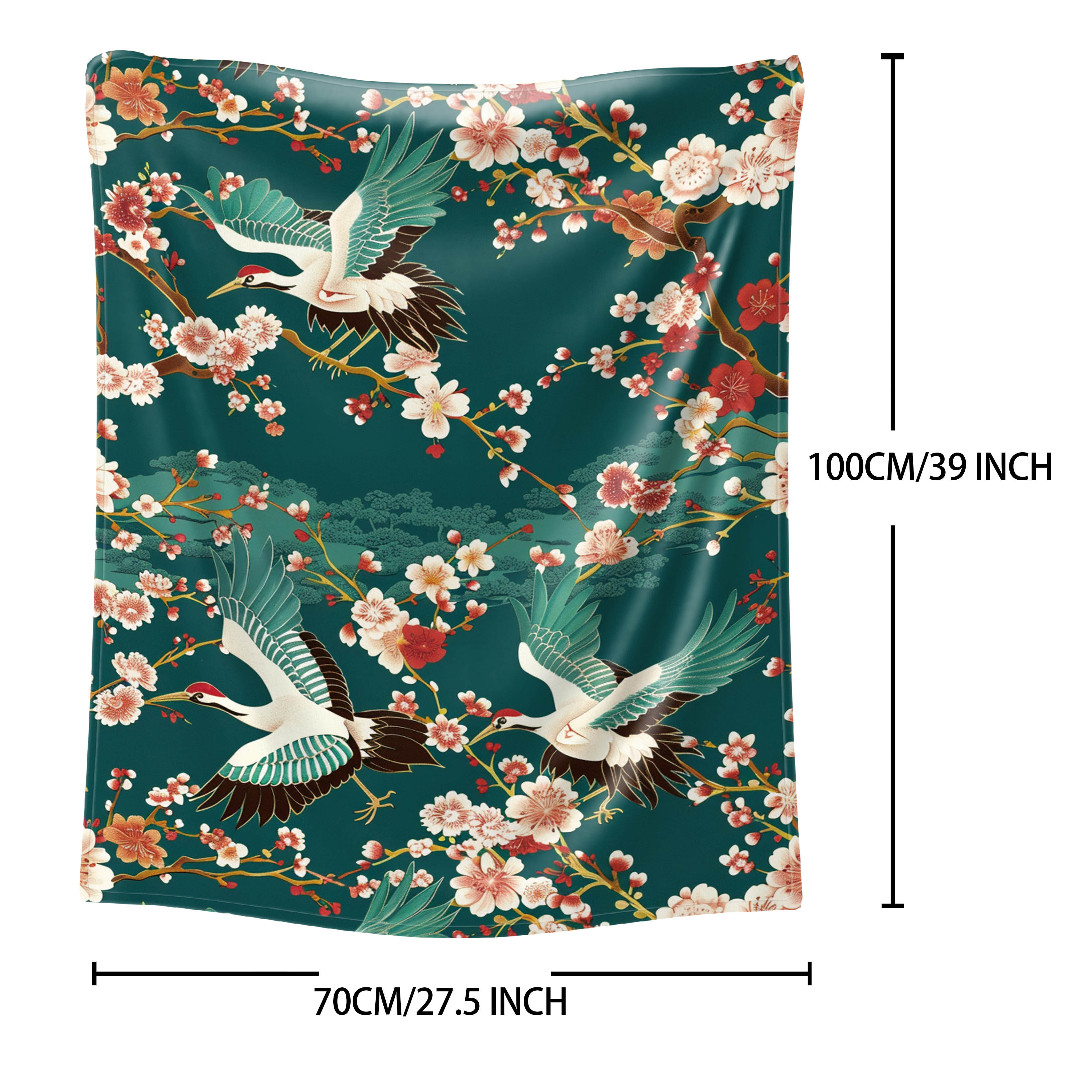 Japanese Crane & Floral Print  - Home Office Japandi recensie en prijs