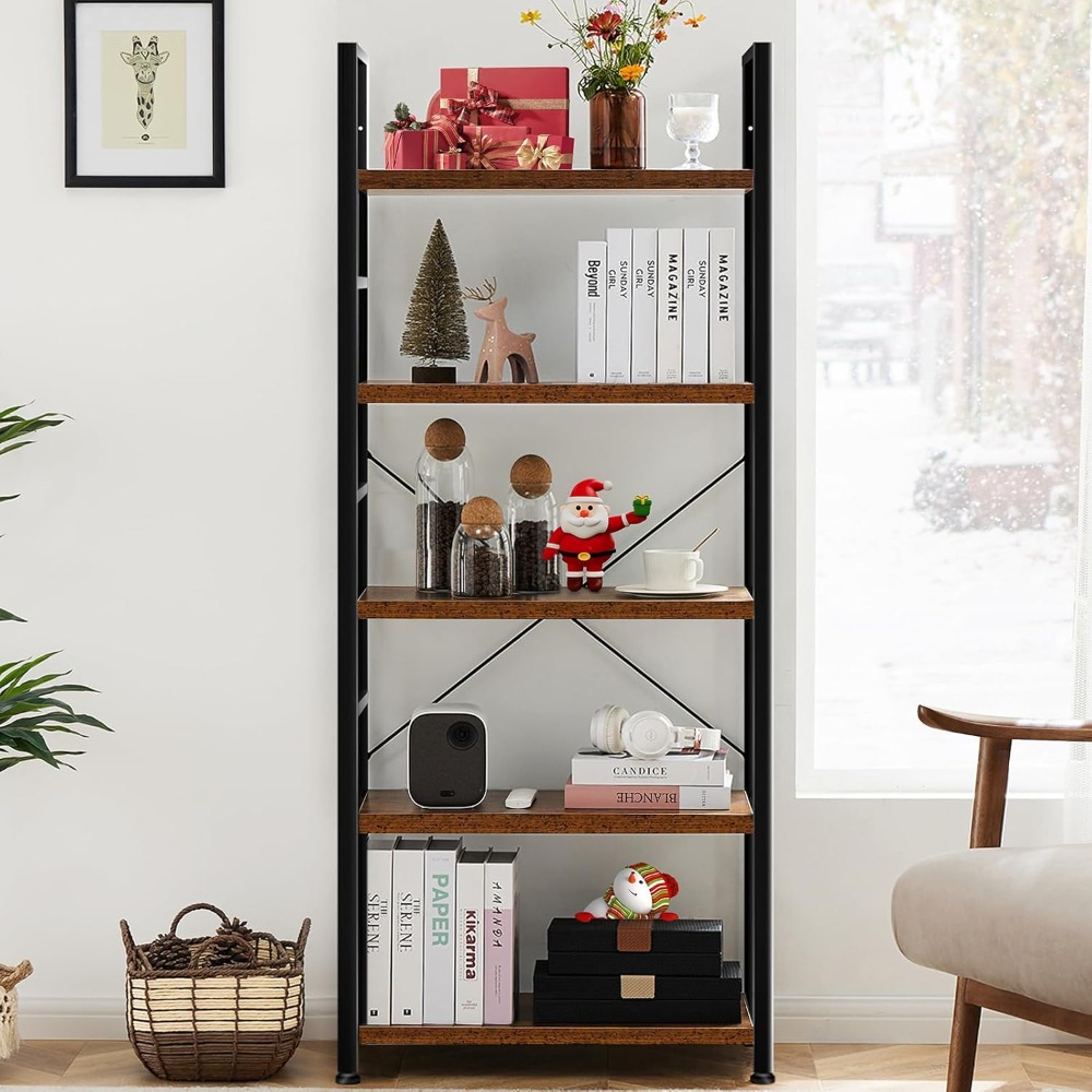 5-Tier Open Bookshelf, Tall Di - Home Office Bookshelves recensie en prijs