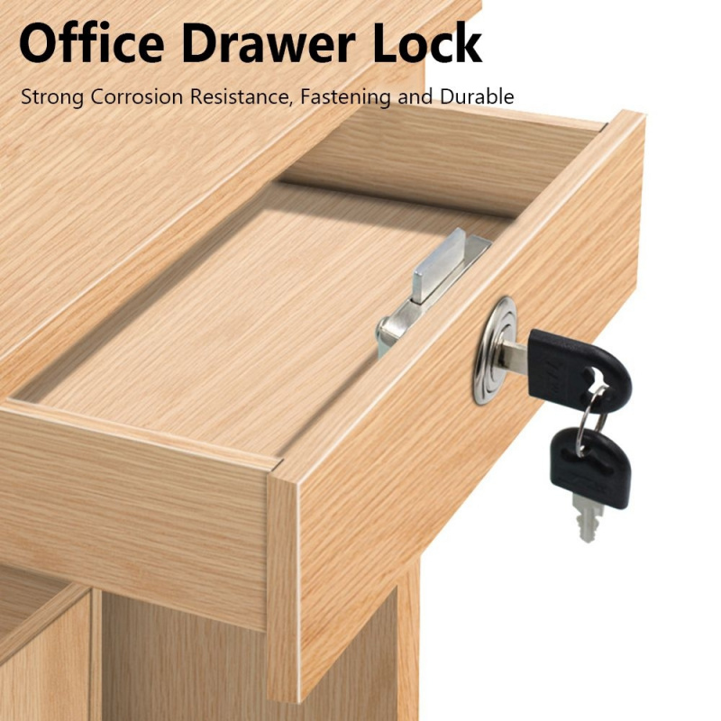 Sleek Zinc Alloy Security Lock - Home Office Desk With Drawers recensie en prijs
