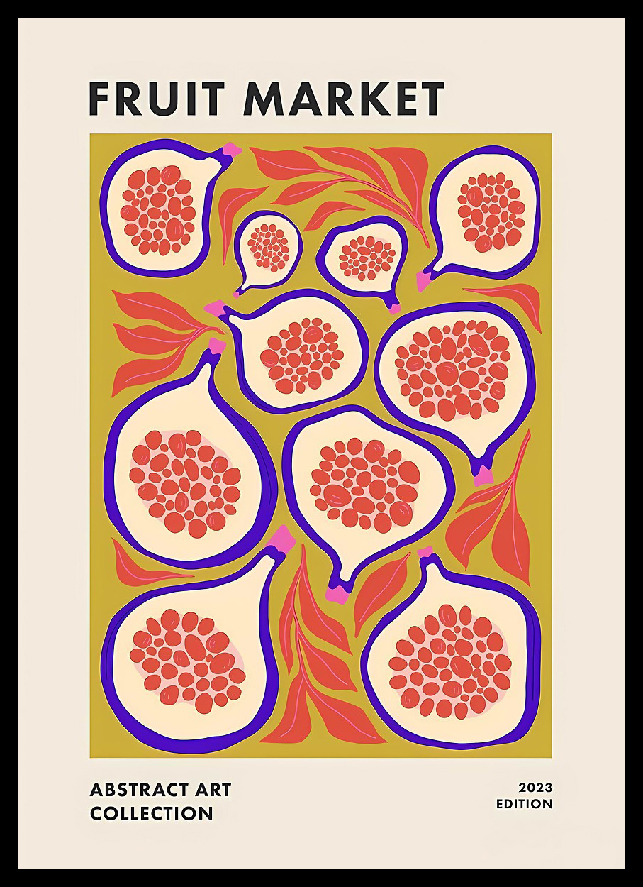 Japanese FRUIT MARKET Canvas P - Home Office Japandi recensie en prijs