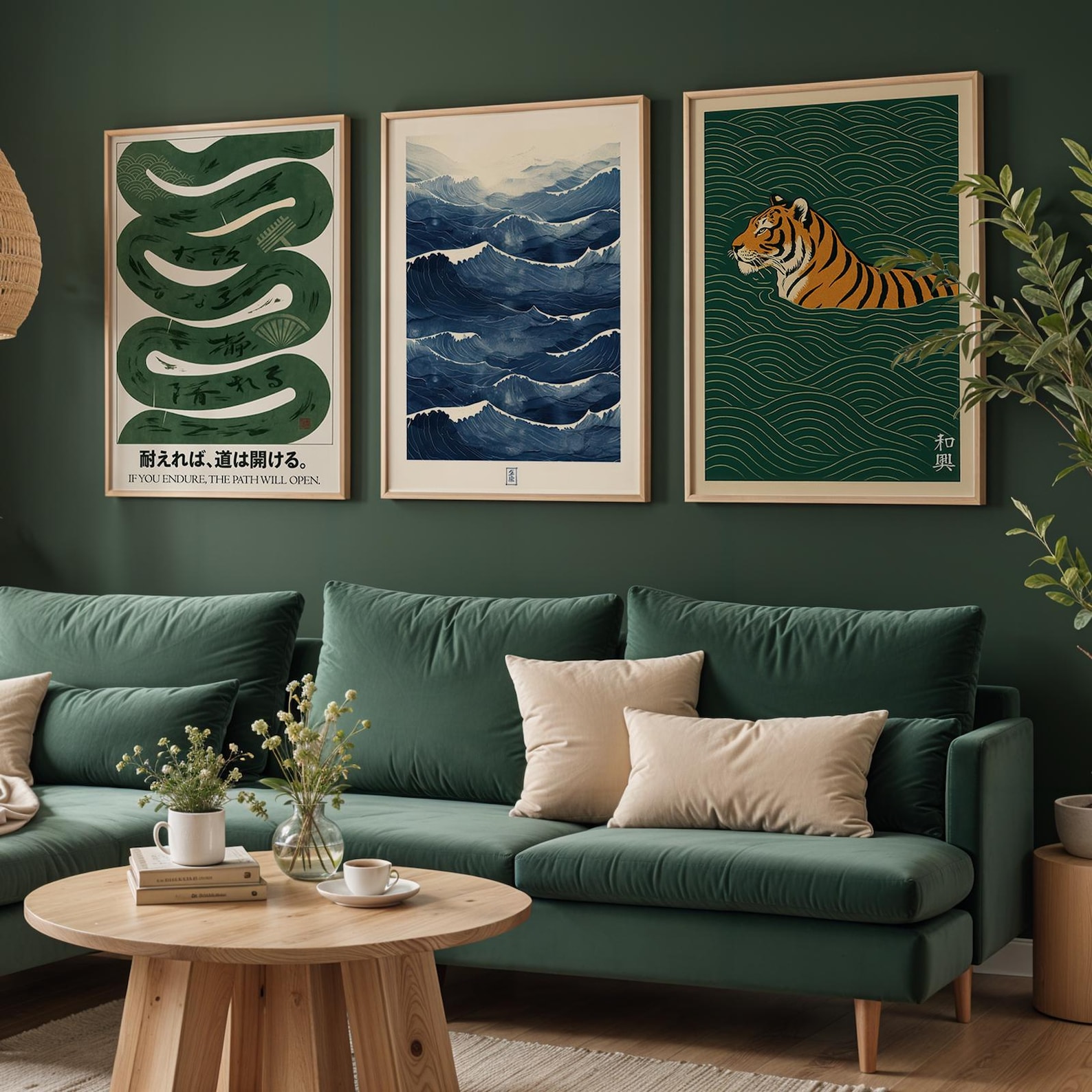 3pcs/set Japanese Canvas Wall  - Home Office Japandi recensie en prijs