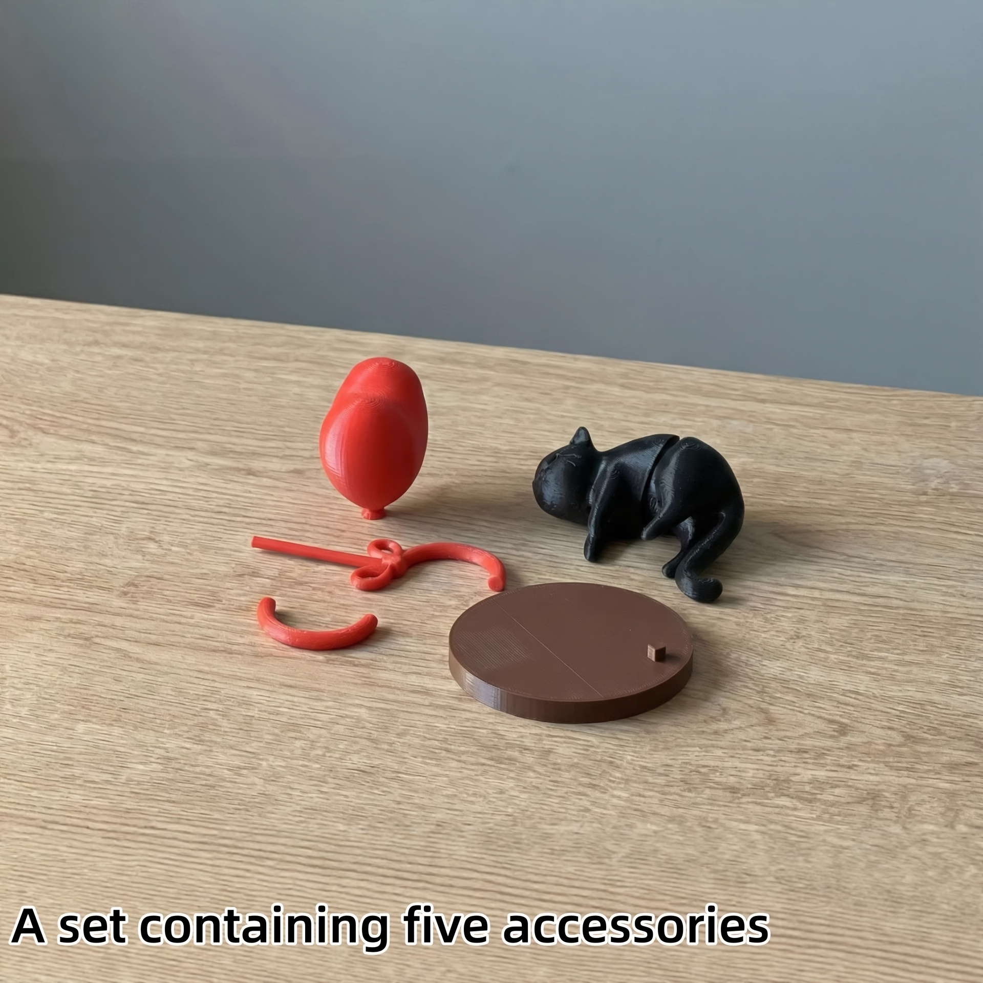 Floating Cat w/ Heart Balloon  - Home Office Bookshelves recensie en prijs