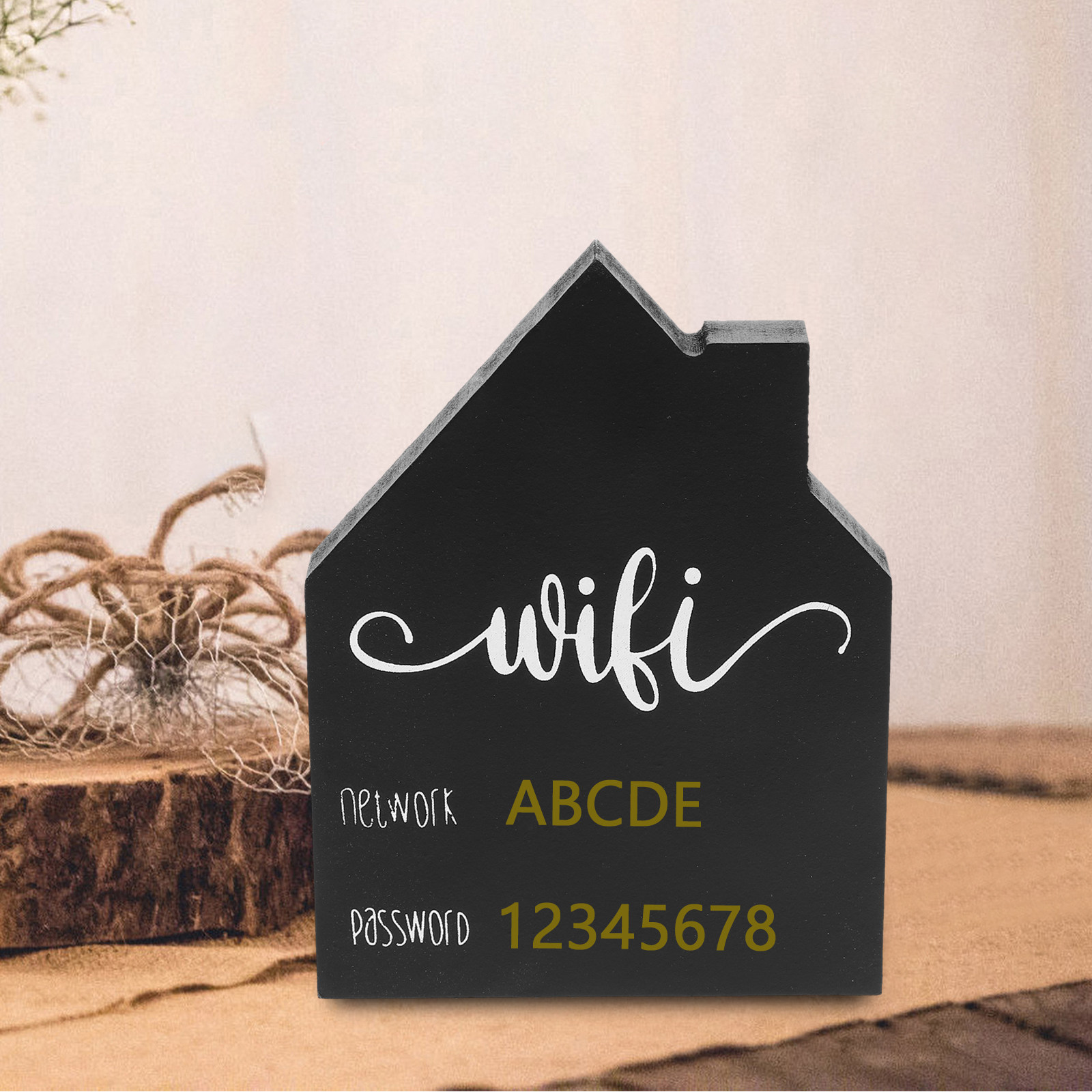 Durable Wooden Wifi Password S - Home Office Updates recensie en prijs