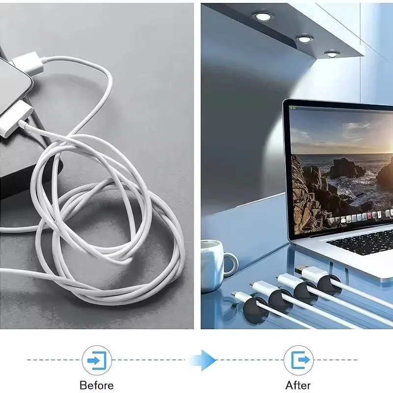 5/50Pcs Cable Clip Winder Orga - Home Office Organization recensie en prijs