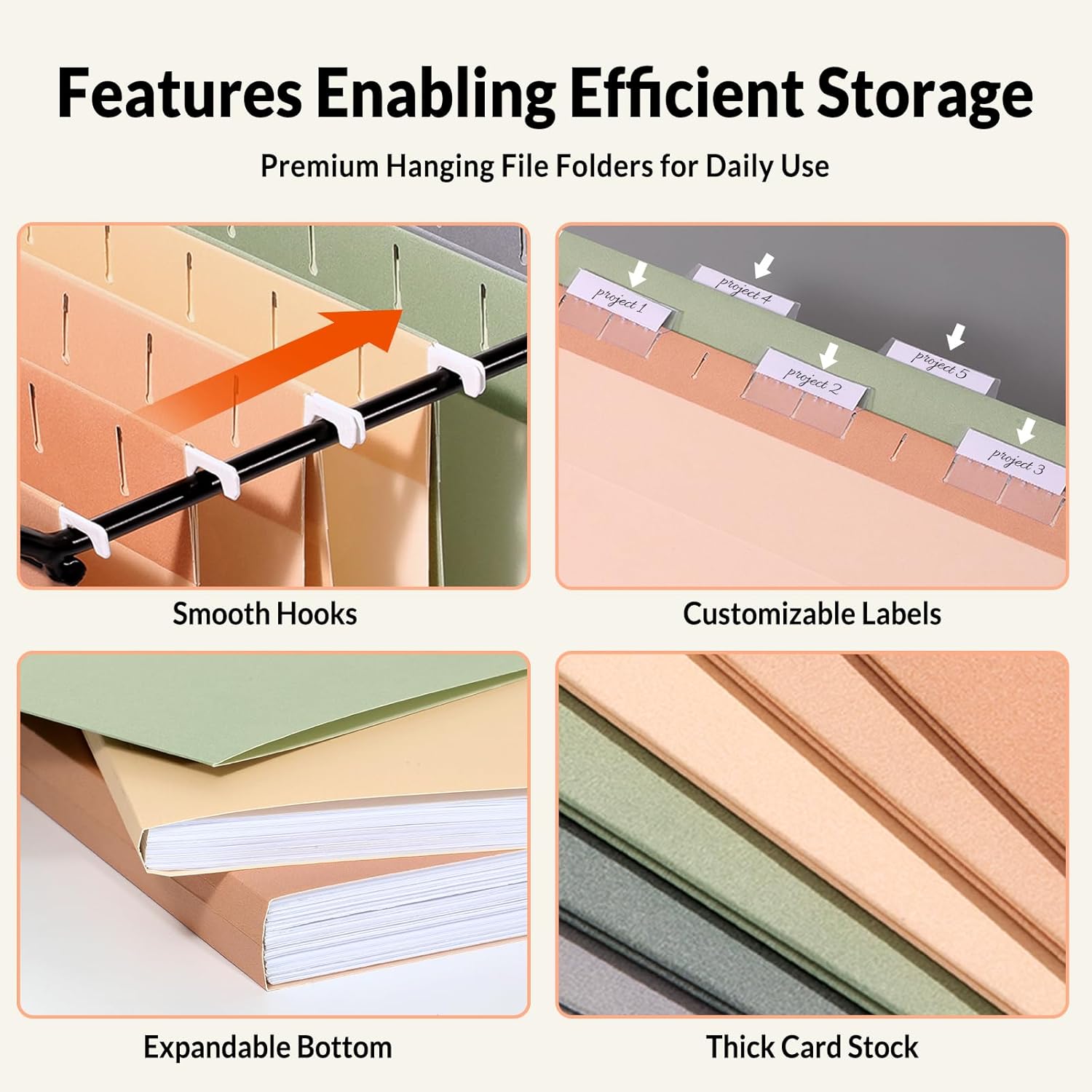 Hanging File Folders 6 Pack, L - Home Office Organization recensie en prijs