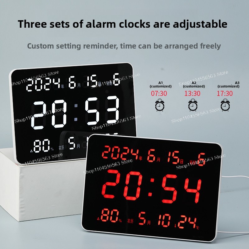 Digital Wall Clock with LED Di - Home Office Updates recensie en prijs
