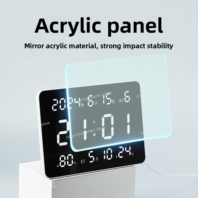 Digital Wall Clock with LED Di - Home Office Updates recensie en prijs
