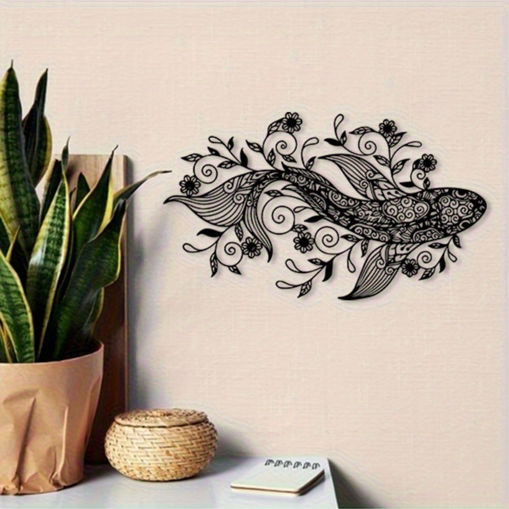 1pc Vintage Koi Fish Metal Wal - Home Office Studio recensie en prijs