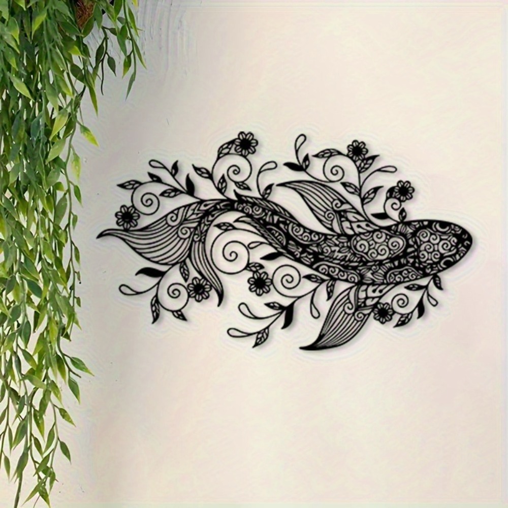 1pc Vintage Koi Fish Metal Wal - Home Office Studio recensie en prijs