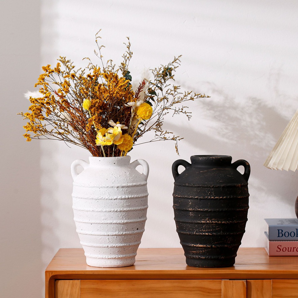 Amphora Ceramic Vase Dried Flo - Home Office Japandi recensie en prijs