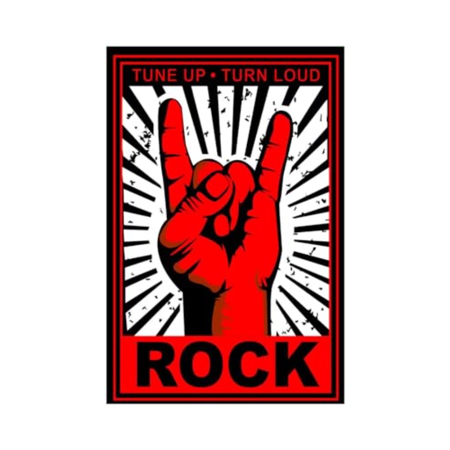 Music Tin Signs, Rock Bands Me - Home Office Studio recensie en prijs