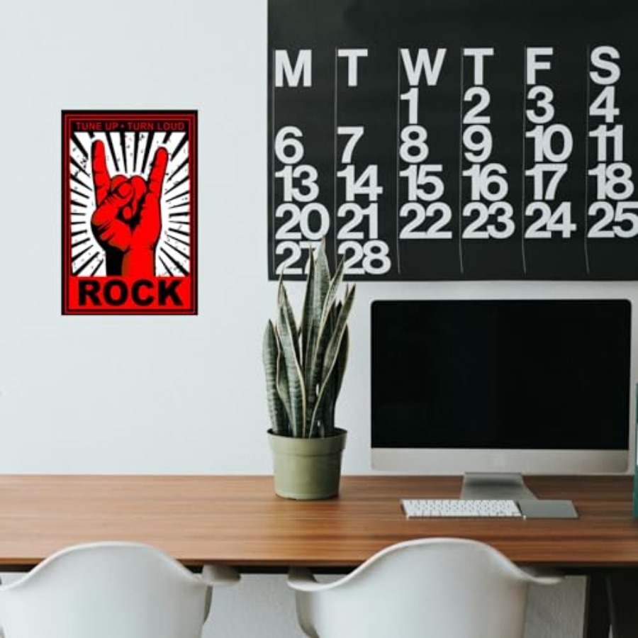 Music Tin Signs, Rock Bands Me - Home Office Studio recensie en prijs