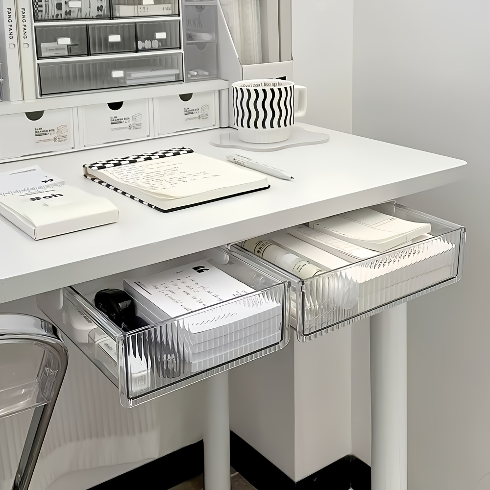1pc Under Desk Clear Drawer Or - Home Office Desk With Drawers recensie en prijs