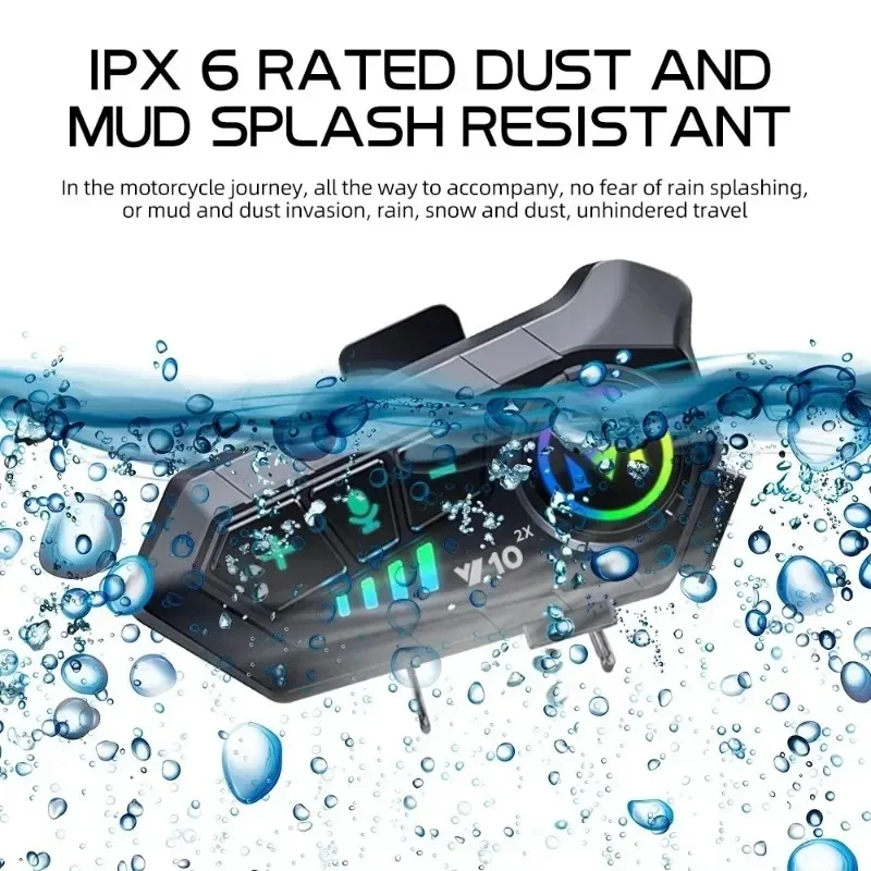 Y10 2x Motorcycle Helmet Bluet - Home Office Headset recensie en prijs