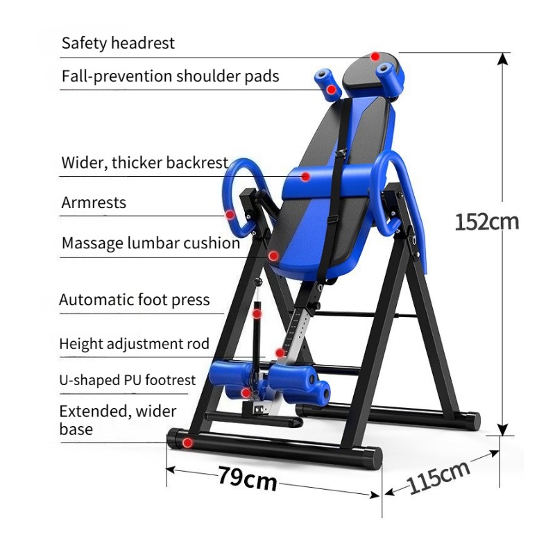 Foldable Home Inversion Table, - Home Office Studio recensie en prijs
