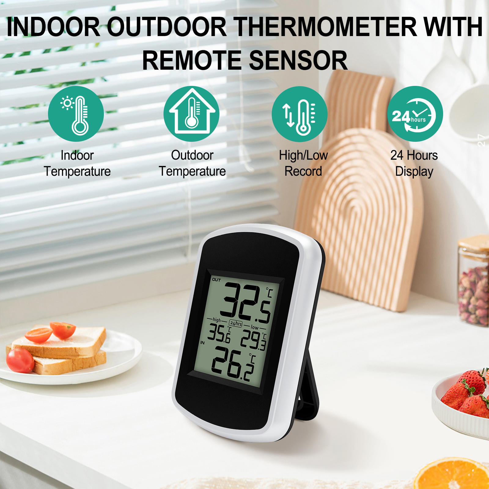 Wireless Digital Thermometer - - Home Office Updates recensie en prijs