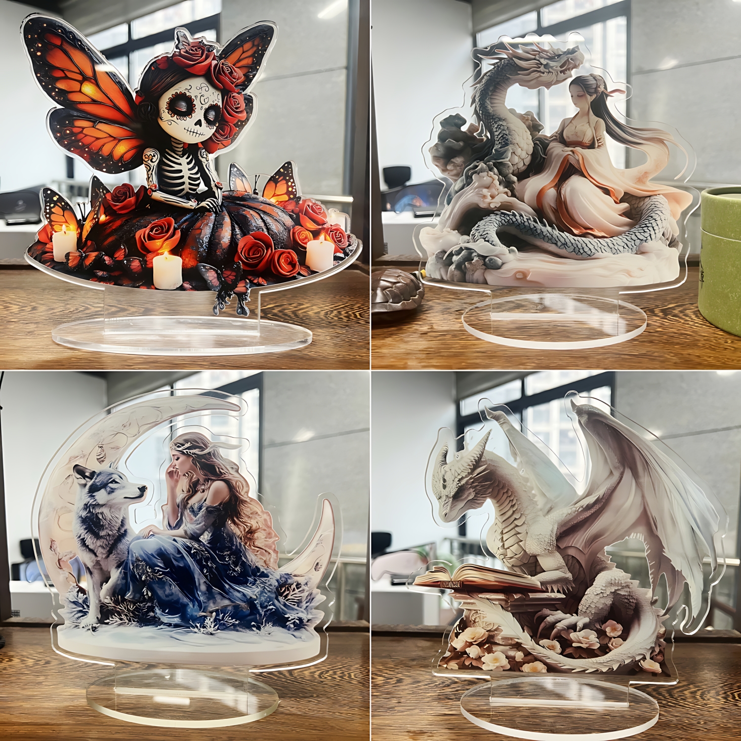 Fairy Statue,2D Flat Acrylic P - Home Office Studio recensie en prijs