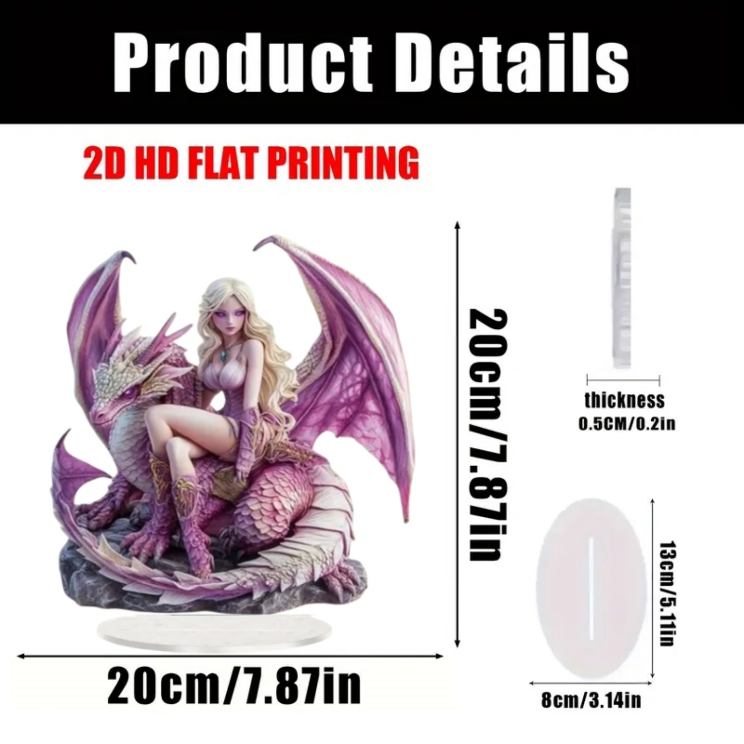 Fairy Statue,2D Flat Acrylic P - Home Office Studio recensie en prijs