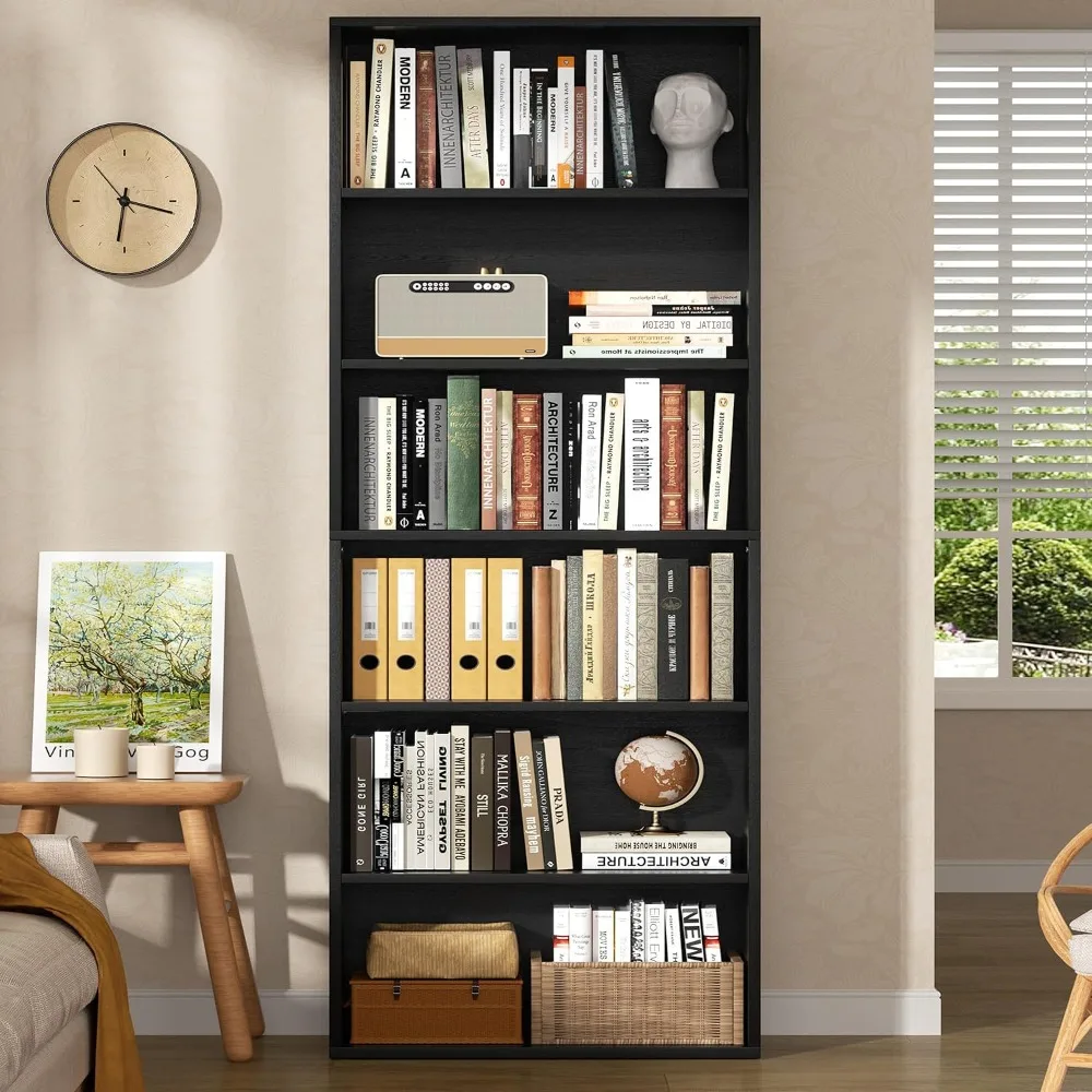 6-Tier Tall Open Bookcase, 70. - Home Office Free recensie en prijs