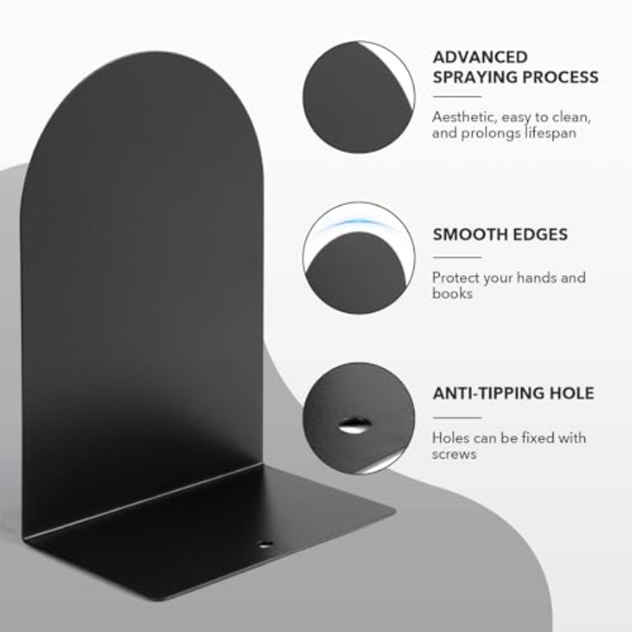 Metal Book Ends for Shelves -  - Home Office Bookshelves recensie en prijs