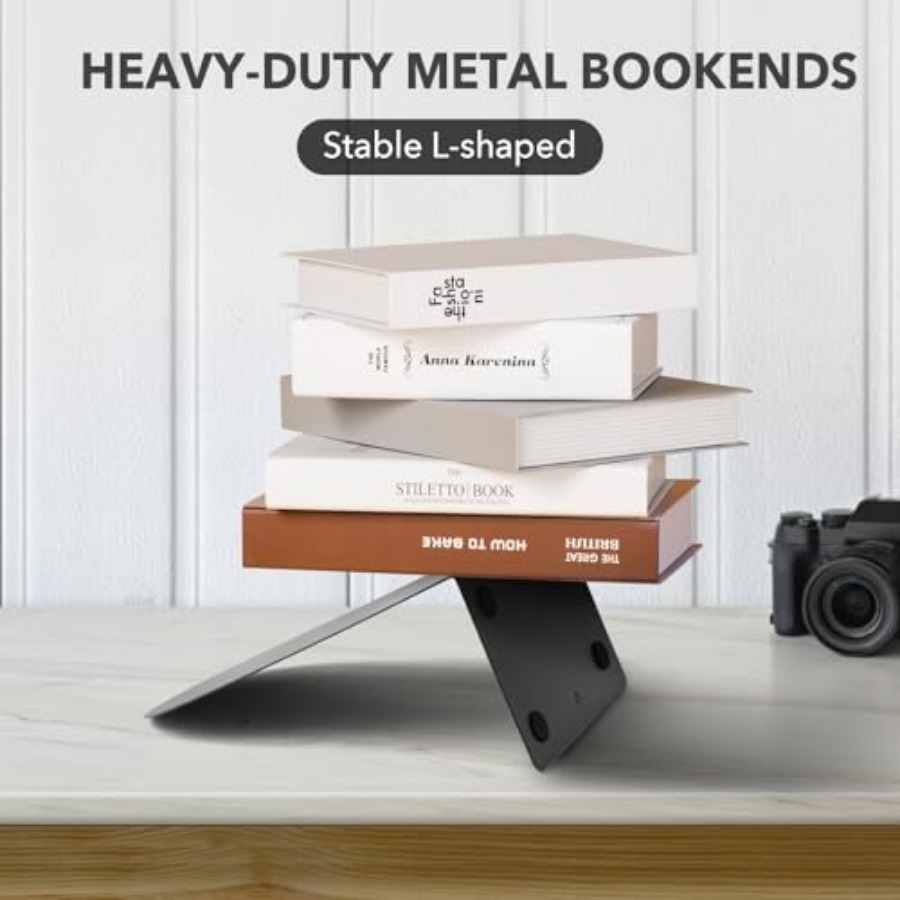 Metal Book Ends for Shelves -  - Home Office Bookshelves recensie en prijs