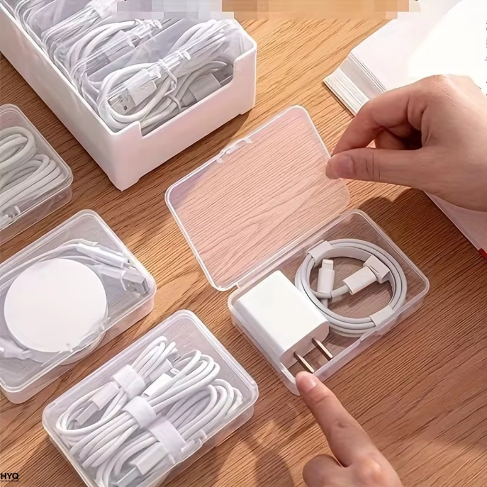 1PC Data Cable Storage Box wit - Home Office Organization recensie en prijs