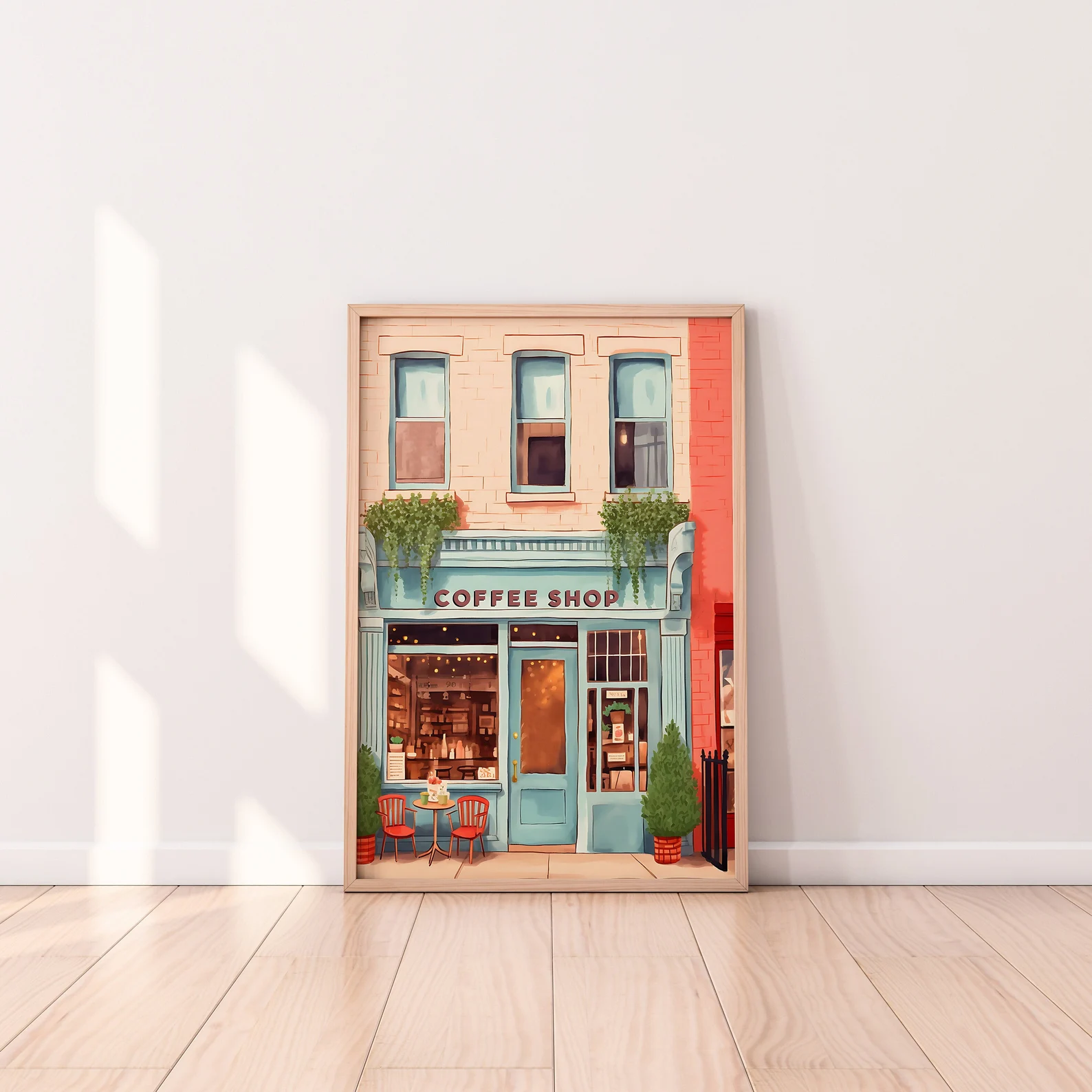 Watercolor New York Coffee Sho - Home Office York recensie en prijs