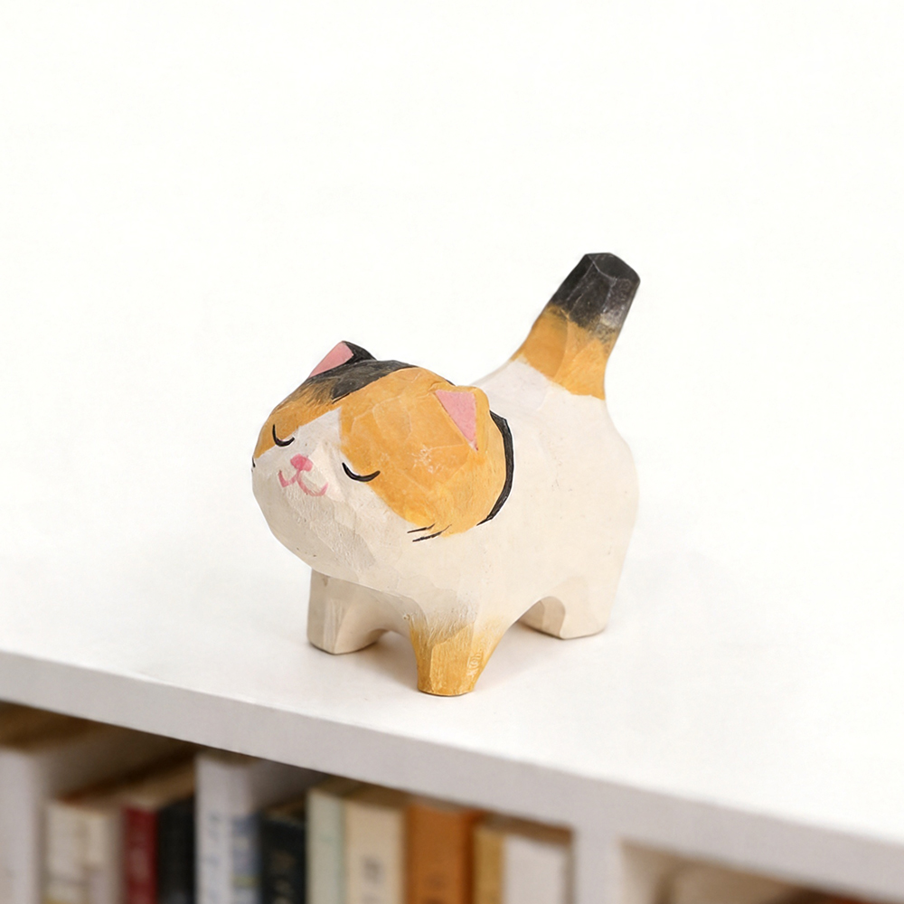 Cute Golden Gradient Cat Figur - Home Office Freelancer recensie en prijs