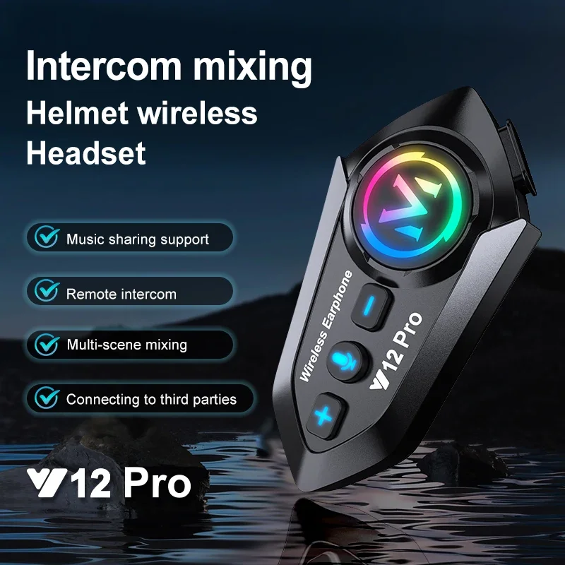 Y12 Pro Motorcycle Helmet Blue - Home Office Headset recensie en prijs