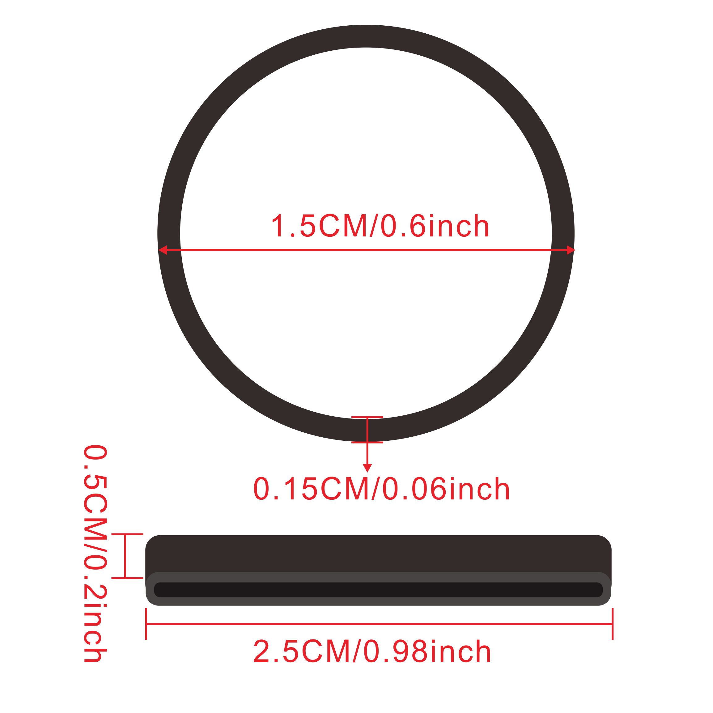 500 Pcs Black O Rings Elastic  - Home Office Freelancer recensie en prijs
