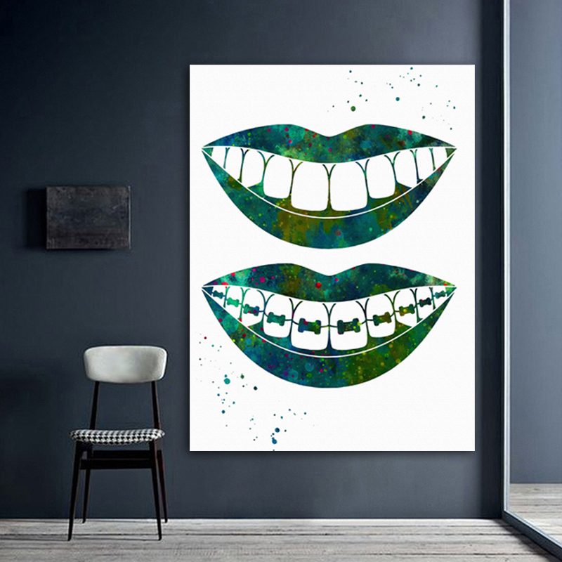 Laugh Teeth Print Surgical Ins - Home Office York recensie en prijs
