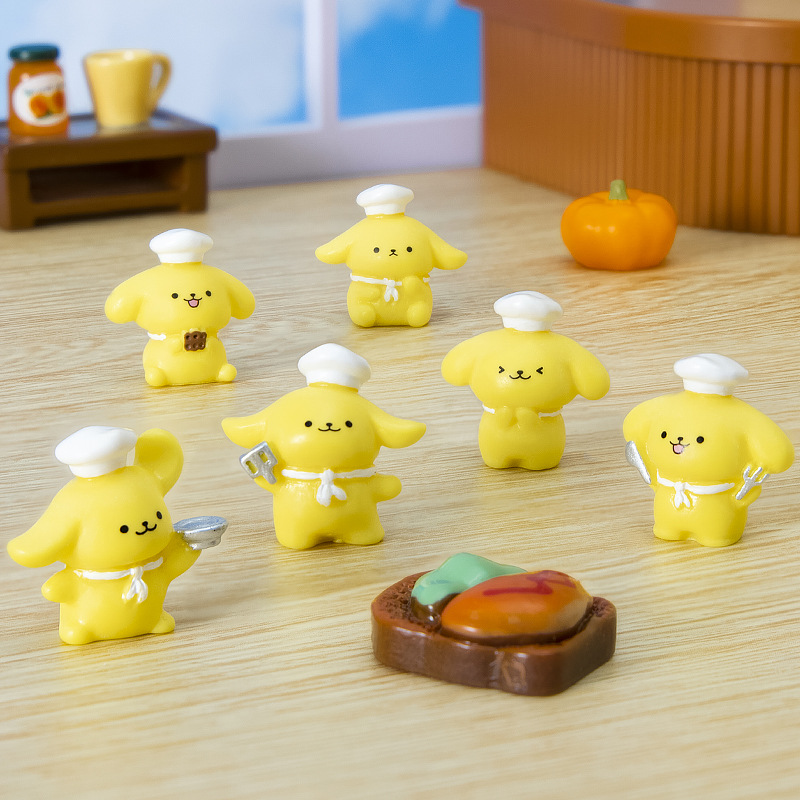 6pcs/set Cute Miniatures Resin - Home Office Freelancer recensie en prijs