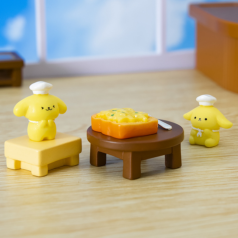 6pcs/set Cute Miniatures Resin - Home Office Freelancer recensie en prijs