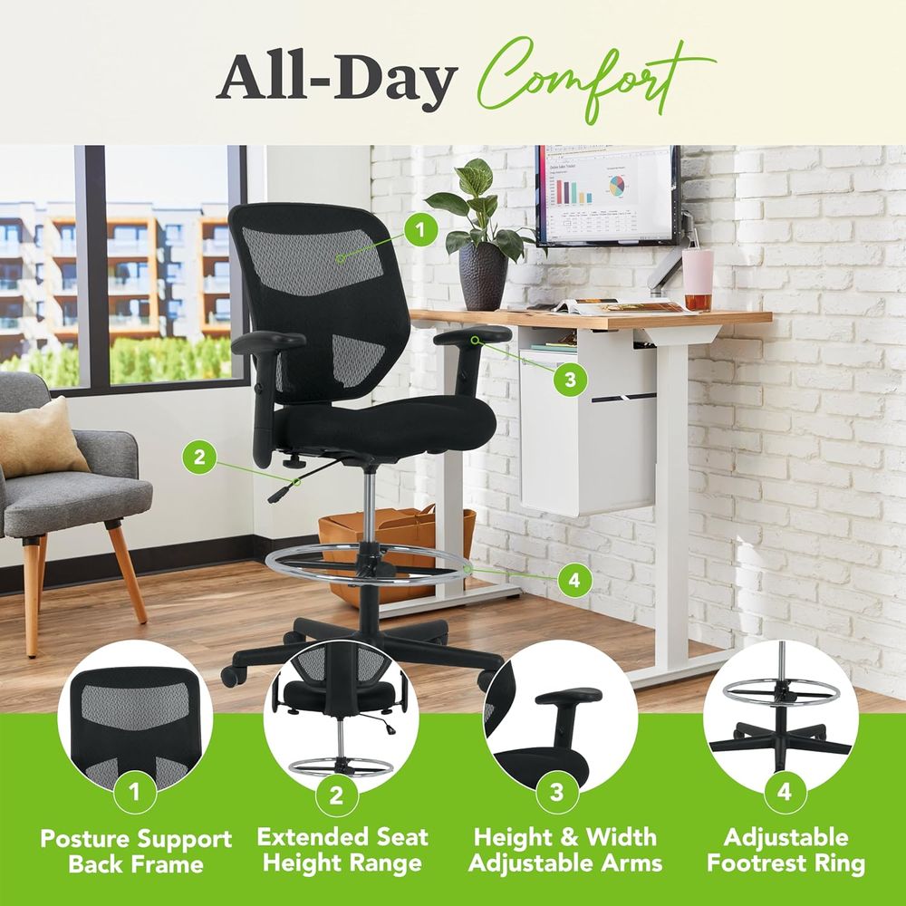 Ergonomic Mesh Standing Office - Home Office Free recensie en prijs