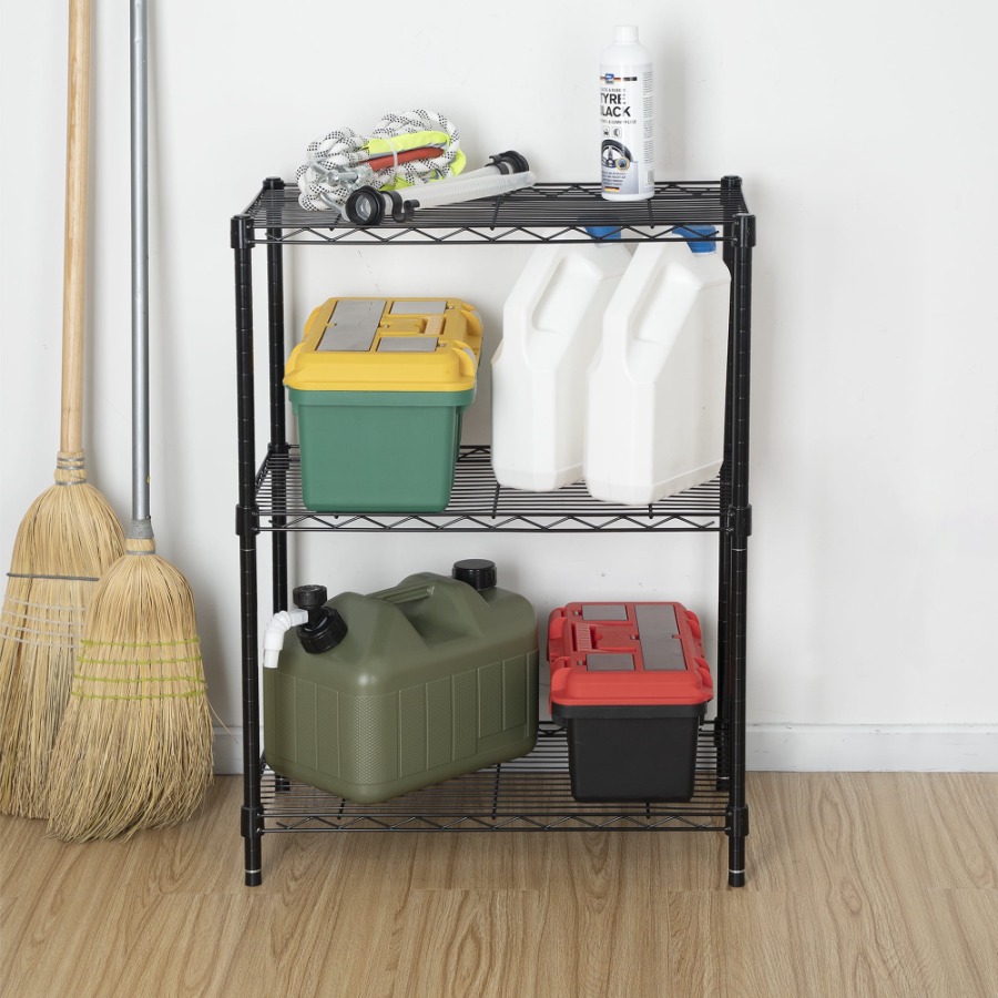 Heavy-Duty 3-Tier Wire Shelvin - Home Office Organization recensie en prijs