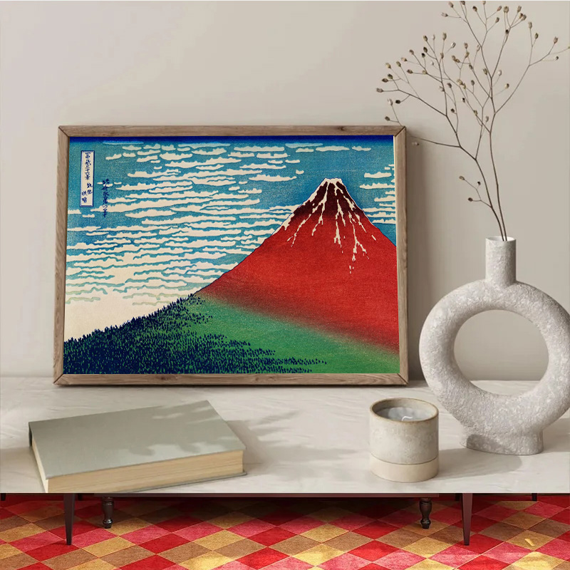 Japanese Vintage Koi Fish Canv - Home Office Japandi recensie en prijs